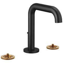 Litze - Less Handle Widespread Bathroom Faucet - 5" - Brass