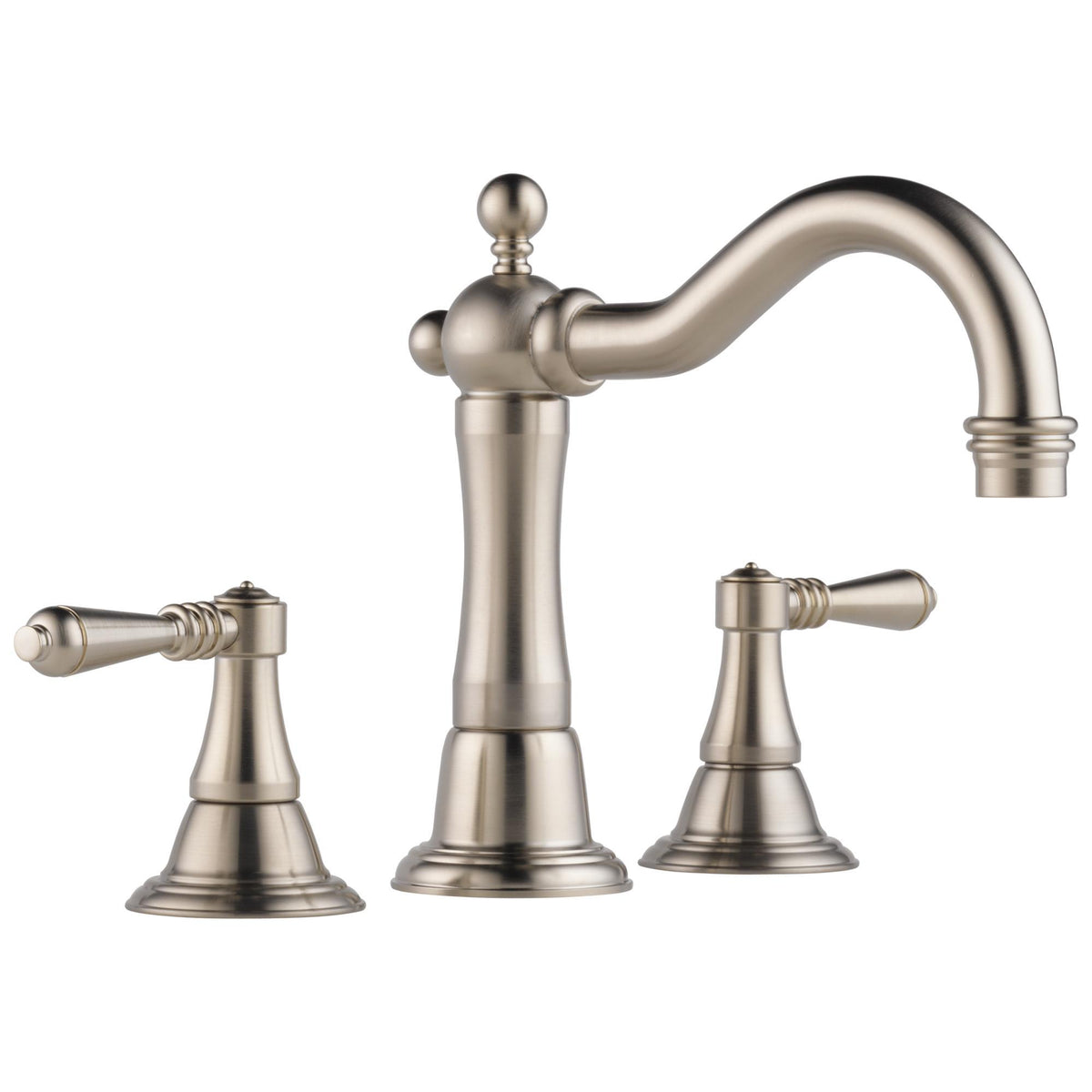 Brizo® Tresa® Widespread Lavatory Faucet, 1.5 gpm, 4-3/16 in H Spout, 6 to 16 in Center, 2 Handles, Pop-Up Drain, Domestic, Commercial