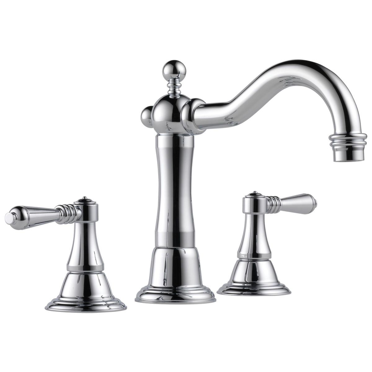 Brizo® Tresa® Widespread Lavatory Faucet, 1.5 gpm, 4-3/16 in H Spout, 6 to 16 in Center, 2 Handles, Pop-Up Drain, Domestic, Commercial
