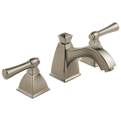 Brizo® Vesi® Widespread Lavatory Faucet, Commercial, 2-1/8 in H Spout, 6 to 16 in Center, 2 Handles, Pop-Up Drain, Domestic, 1.5 gpm