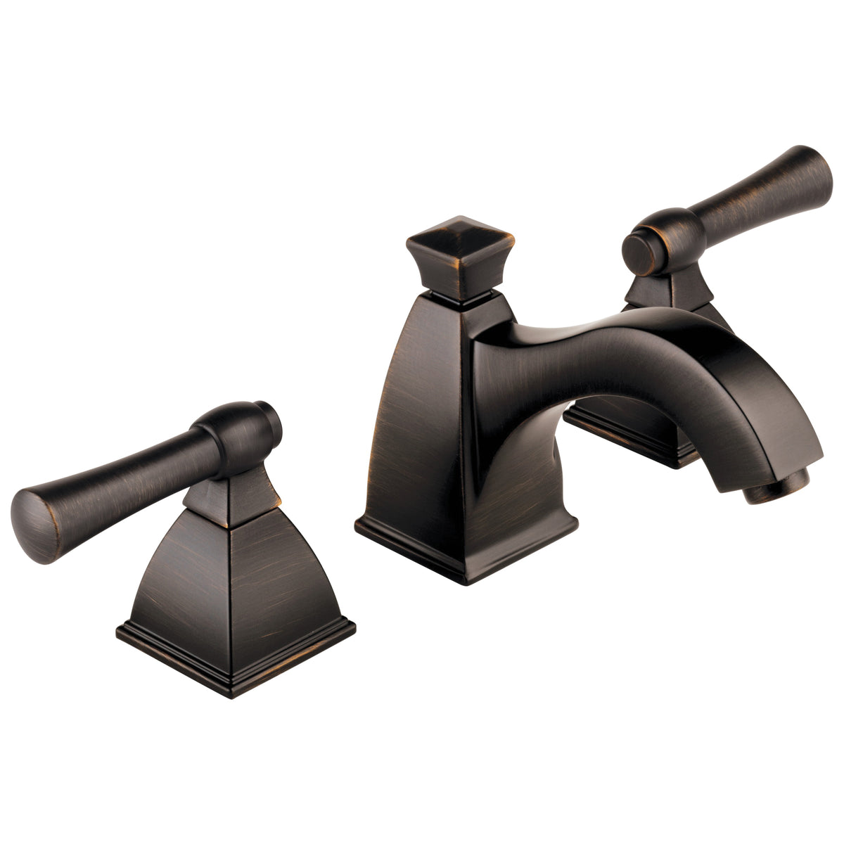 Brizo® Vesi® Widespread Lavatory Faucet, Commercial, 2-1/8 in H Spout, 6 to 16 in Center, 2 Handles, Pop-Up Drain, Domestic, 1.5 gpm