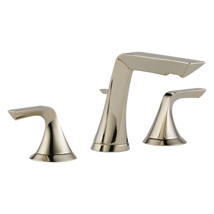 Brizo® Sotria™, Commercial, 1.5 gpm Flow Rate, 4-9/16 in H Spout, 6 to 16 in Center, 2 Handles, Pop-Up Drain, Import