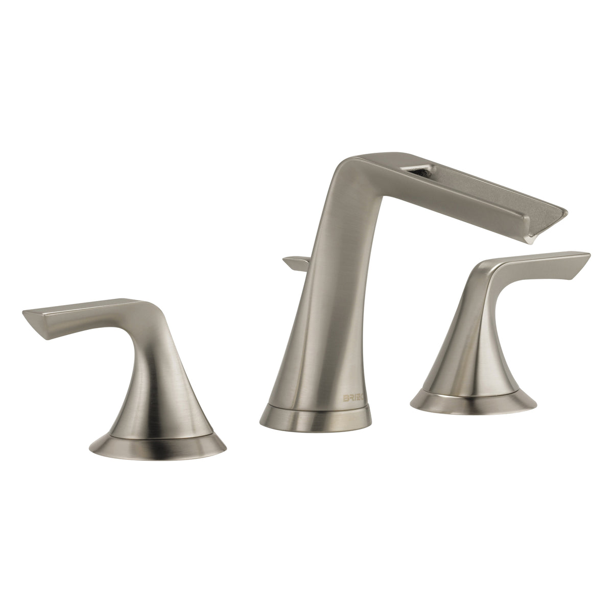 Brizo® Commercial, 1.5 gpm Flow Rate, 3-15/16 in H Spout, 6 to 16 in Center, 2 Handles, Pop-Up Drain, Import,otria™