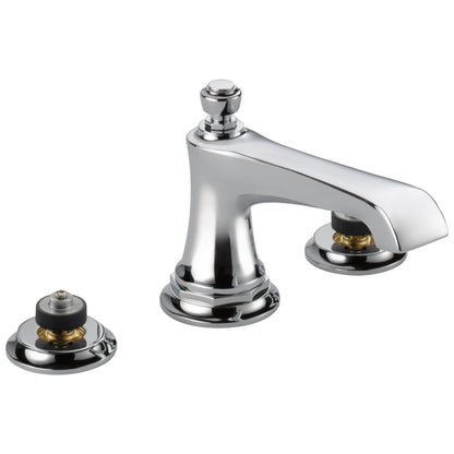 Brizo® Rook™ Widespread Lavatory Faucet, Commercial, 3 in H Spout, 6 to 16 in Center, Pop-Up Drain, Import, 1.5 gpm