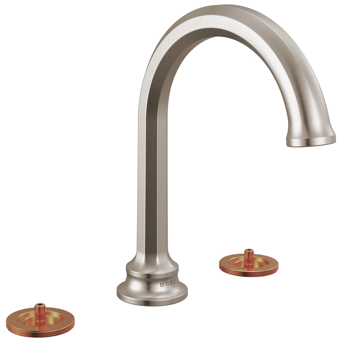 Beauclere - Widespread Bathroom Faucet - Luxe Nickel - Brass