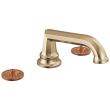 Beauclere - Widespread Bathroom Faucet - 3-15/16" H - Brass