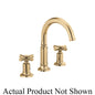Brizo® 65376LF-PGLHP Invari™ Widespread Lavatory Faucet, Commercial/Residential, 1.5 gpm Flow Rate, 6 in H Spout, 6 to 16 in Center, Polished Gold, Import