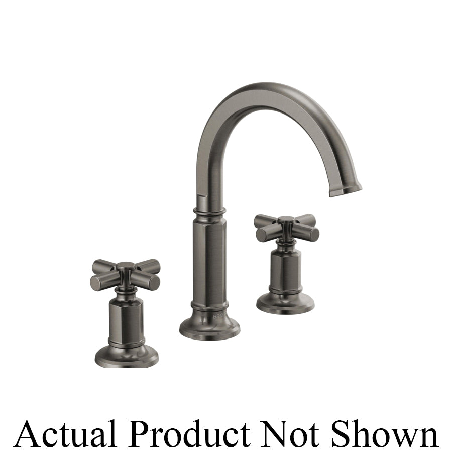 Brizo® 65376LF-SLLHP Invari™ Widespread Lavatory Faucet, Commercial/Residential, 1.5 gpm Flow Rate, 6 in H Spout, 6 to 16 in Center, Luxe Steel, Import