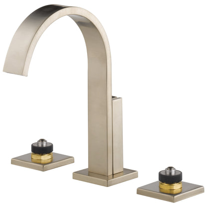 Brizo® Siderna®, Commercial, 1.5 gpm Flow Rate, 5-27/32 in H Spout, 6 to 16 in Center, Pop-Up Drain, Import