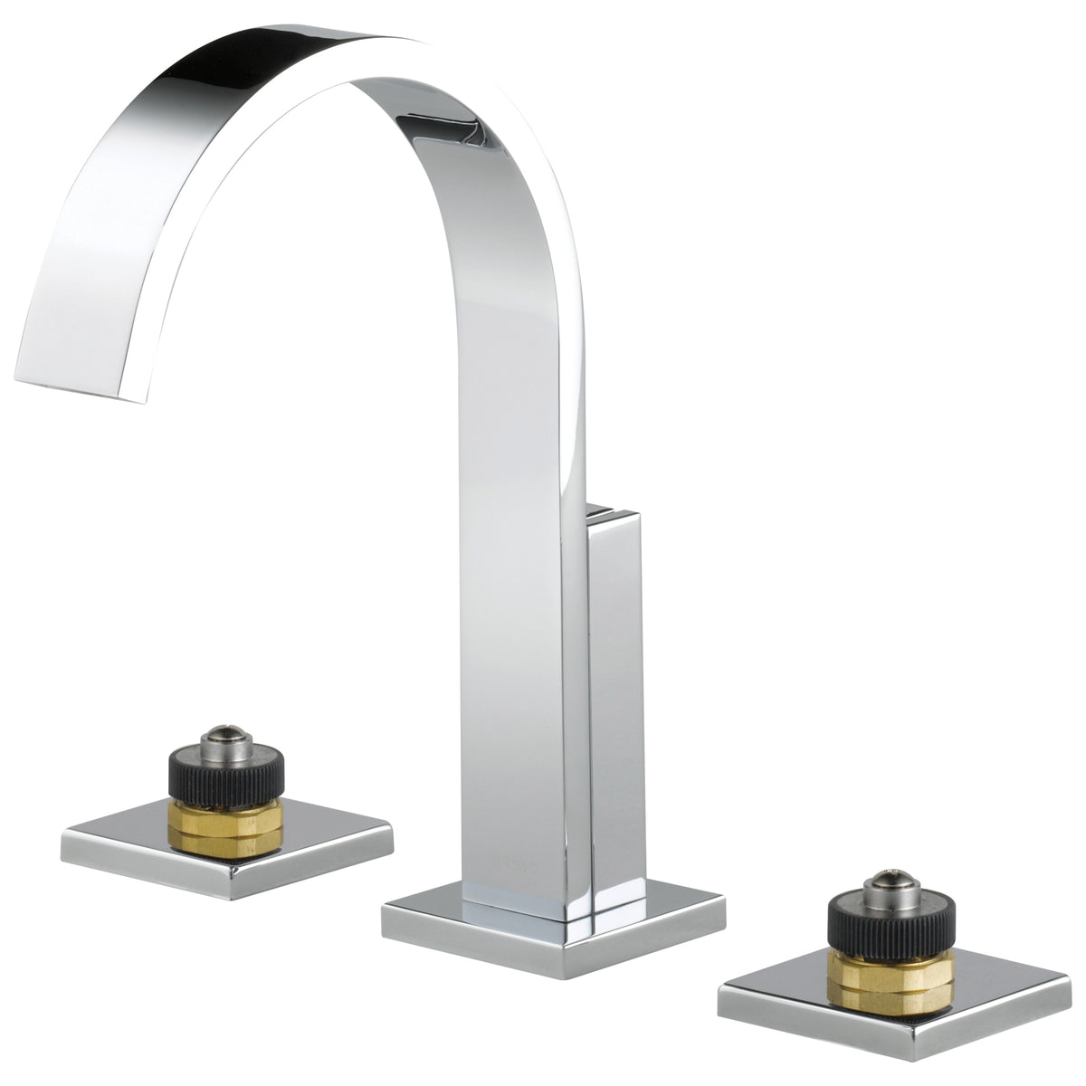 Brizo® Siderna®, Commercial, 1.5 gpm Flow Rate, 5-27/32 in H Spout, 6 to 16 in Center, Pop-Up Drain, Import