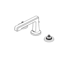 Brizo® 1.2 gpm Flow Rate, 3-1/8 in H Spout, 6 to 16 in Center, 2 Handles, Metal Pop-Up Drain, Import,evoir™