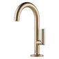 Brizo® 65675LF-GL-ECO Jason Wu for Brizo® Odin™ Electronic Lavatory Faucet, 1.2 gpm Flow Rate, 6-1/2 in H Spout, 1 Handle, 1 Faucet Hole, Luxe Gold, Function: Traditional