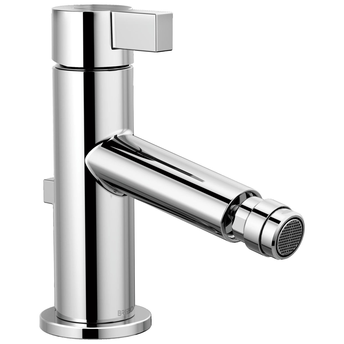 Brizo® Litze® Bidet Faucet, Commercial, 2-1/2 in H Spout, 1 Handle, Metal Pop-Up Drain, Import