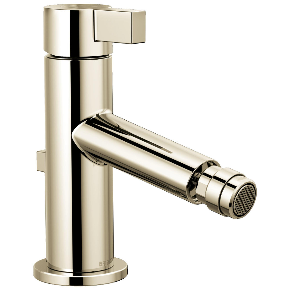Brizo® Litze® Bidet Faucet, Commercial, 2-1/2 in H Spout, 1 Handle, Metal Pop-Up Drain, Import