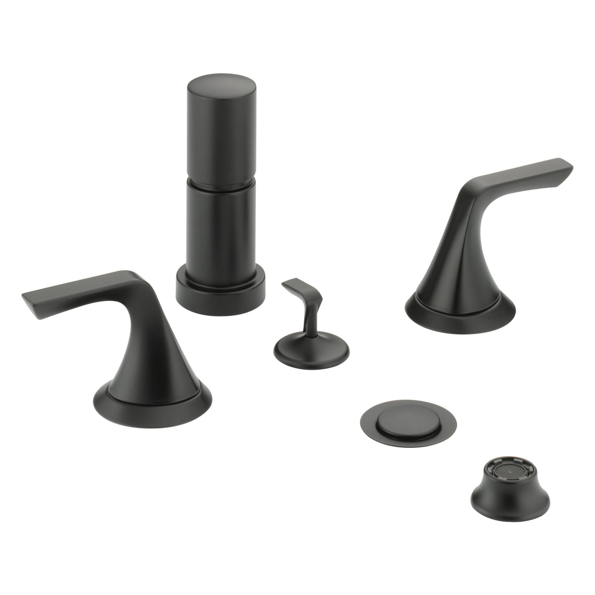 Brizo® Sotria™, Commercial, 5 to 8 in Center, 2 Handles, Pop-Up Drain, Domestic