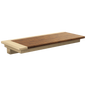 Wall Shelf - 1.94" H 18" W - Brass