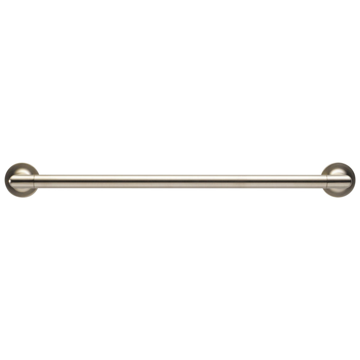 Brizo® 691875-BN Odin™ Round Towel Bar, 3/4 in Ring, 18 in L Bar, 3-7/8 in OAD, Brushed Nickel, Import