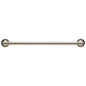 Brizo® 691875-BN Odin™ Round Towel Bar, 3/4 in Ring, 18 in L Bar, 3-7/8 in OAD, Brushed Nickel, Import