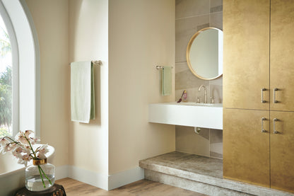 Invari - 8" Mini Towel Bar - Zinc