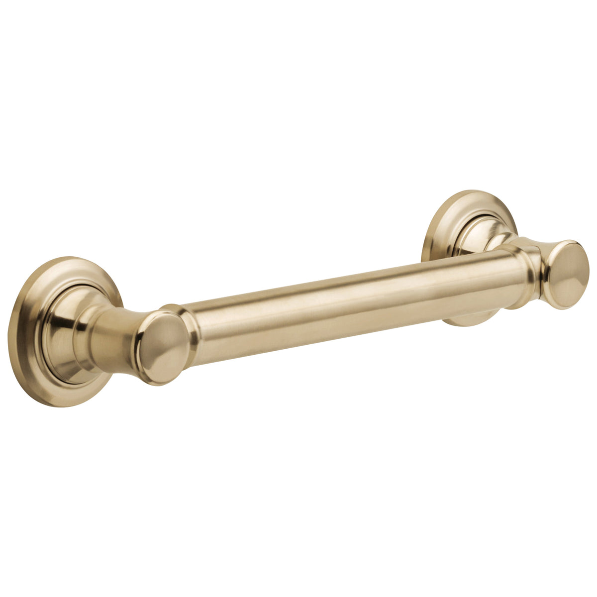 Brizo® 69210-GL Traditional Decorative Grab Bar, 12 in L x 1-1/4 in Dia, Luxe Gold, Import