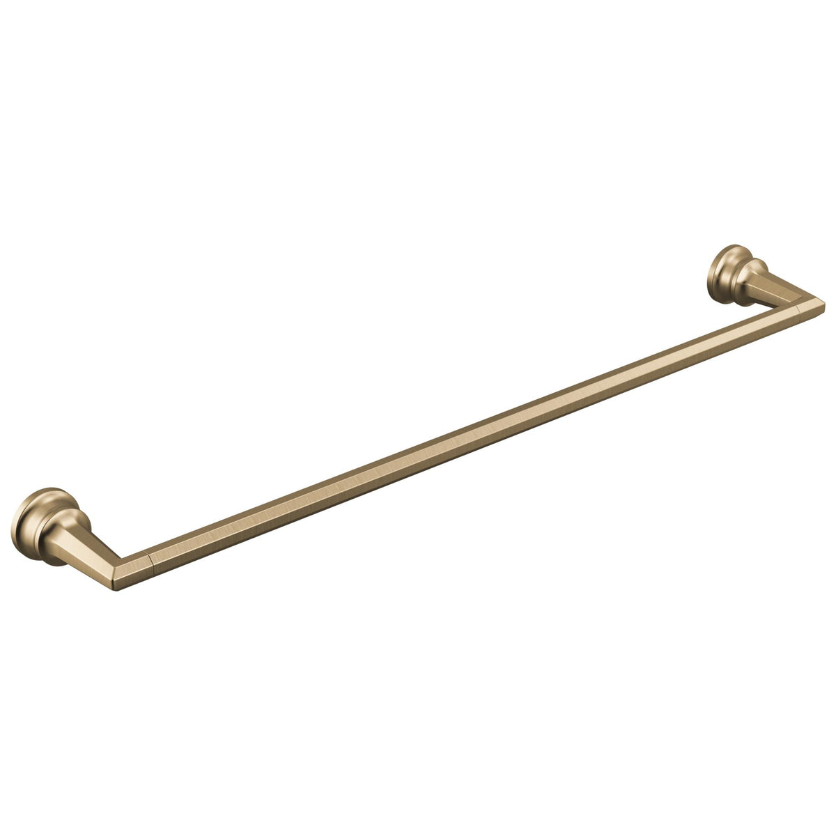 Beauclere - 24" Bath Hardware Towel Bar - Luxe Gold - Zinc