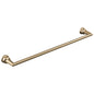 Beauclere - 24" Bath Hardware Towel Bar - Luxe Gold - Zinc