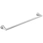 Beauclere - 24" Bath Hardware Towel Bar - Chrome - Zinc