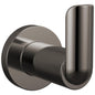 Single Robe Hook - Zinc - Brilliance Black Onyx