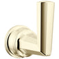 Brizo® 693465-PN 693465 Beauclere™ Robe Hook, (1) Hooks, 1-15/16 in OAH 3-1/8 in OAW 3 in OAD, Zinc, Import