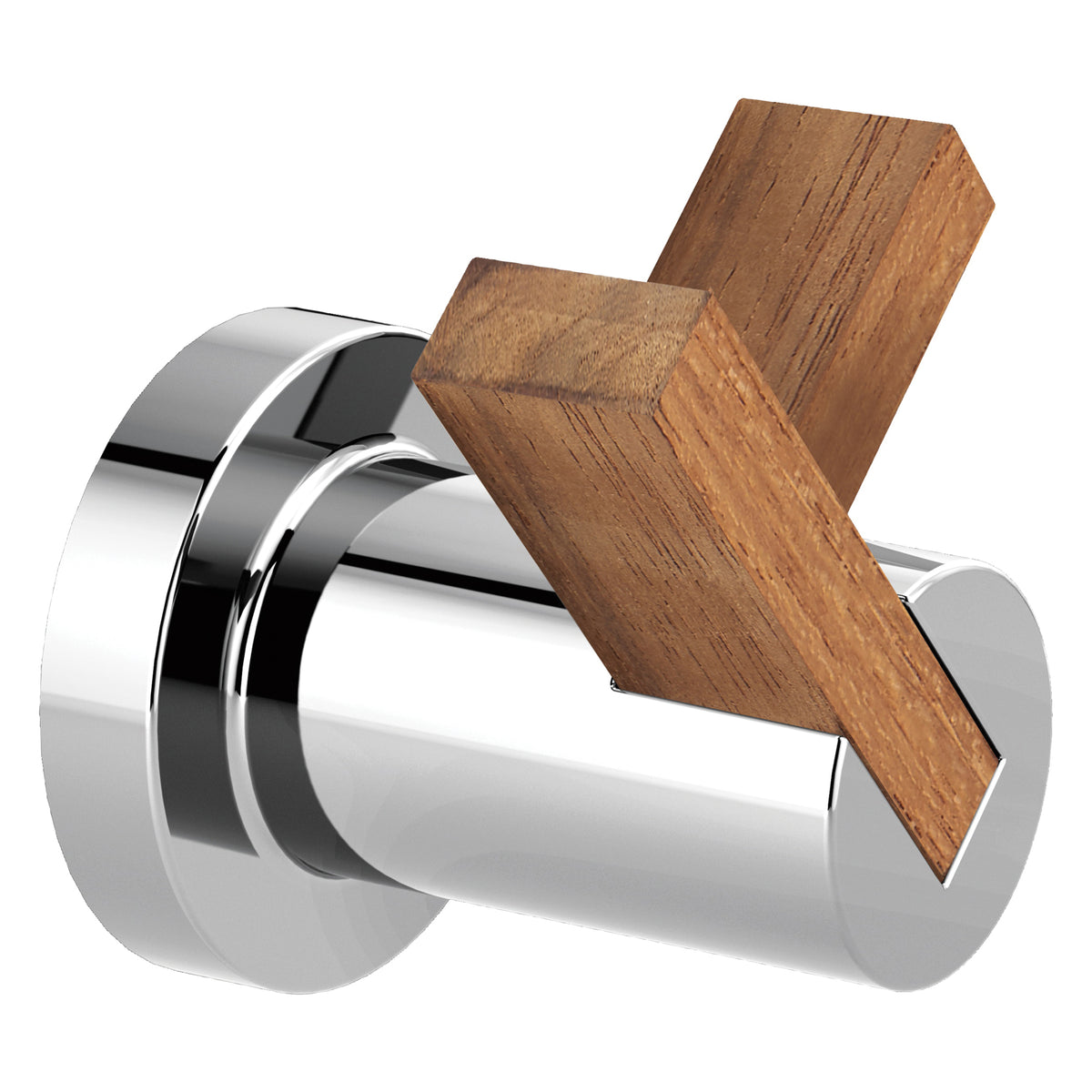 Brizo® Litze™ Robe Hook, 2 Hooks, 3-1/8 in OAW x 2-7/16 in OAD x 2-9/16 in OAH, Import