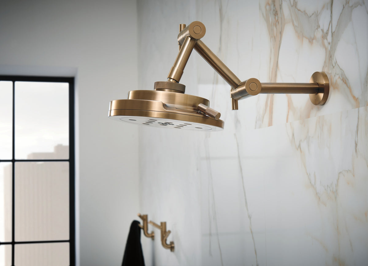 Litze - Rotating Robe Hook with Knurling - 2 Hooks