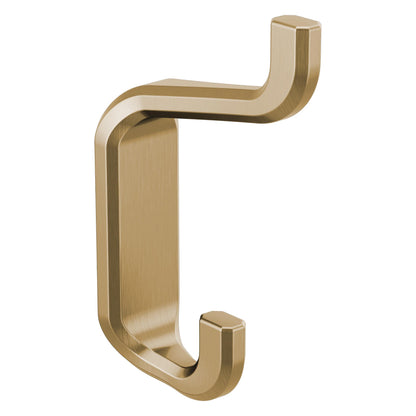 Brizo® Levoir™ Robe Hook, 2 Hooks, 1-3/8 in OAW x 3-13/16 in OAD x 5-13/16 in OAH, Import