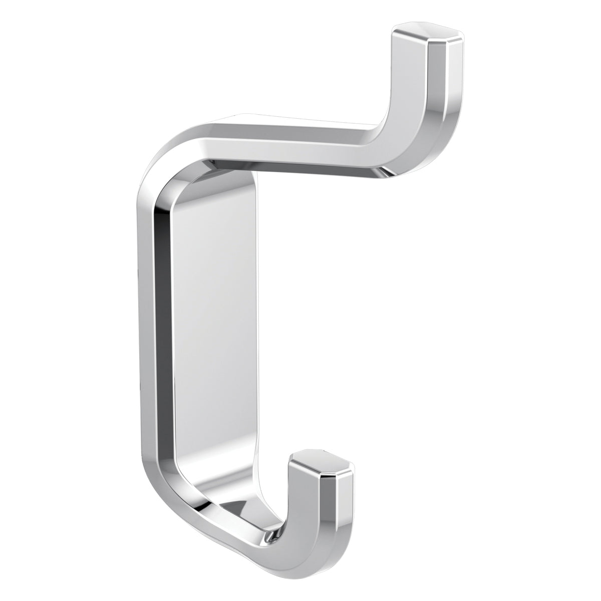 Brizo® Levoir™ Robe Hook, 2 Hooks, 1-3/8 in OAW x 3-13/16 in OAD x 5-13/16 in OAH, Import