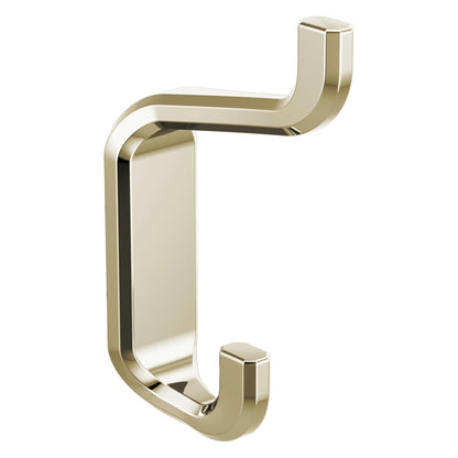 Brizo® Levoir™ Robe Hook, 2 Hooks, 1-3/8 in OAW x 3-13/16 in OAD x 5-13/16 in OAH, Import