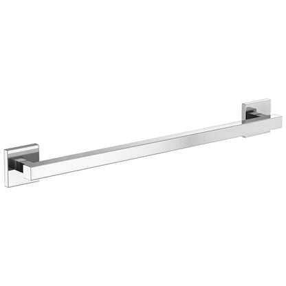Brizo® Euro Square Decorative Grab Bar, 24 in L, Metal, Import