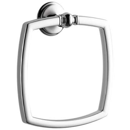 Brizo® Charlotte® Towel Ring, 2-3/8 in OAD x 8-5/16 in OAH, Import