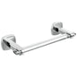 8" Towel Bar - Zinc - Polished Chrome/Clear Acrylic