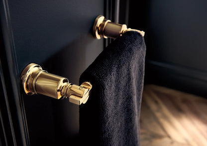Invari - 8" Mini Towel Bar - Zinc