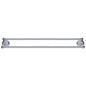 24" Round Traditional Double Towel Bar - Polished Chrome