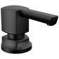 Brizo® 695306-BL Kintsu® Refillable Soap and Lotion Dispenser, Matte Black, 4.56 in OAL, Zinc, Import