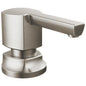 Brizo® 695306-SS-L Kintsu® Refillable Soap and Lotion Dispenser, Stainless, 4.56 in OAL, Zinc, Import