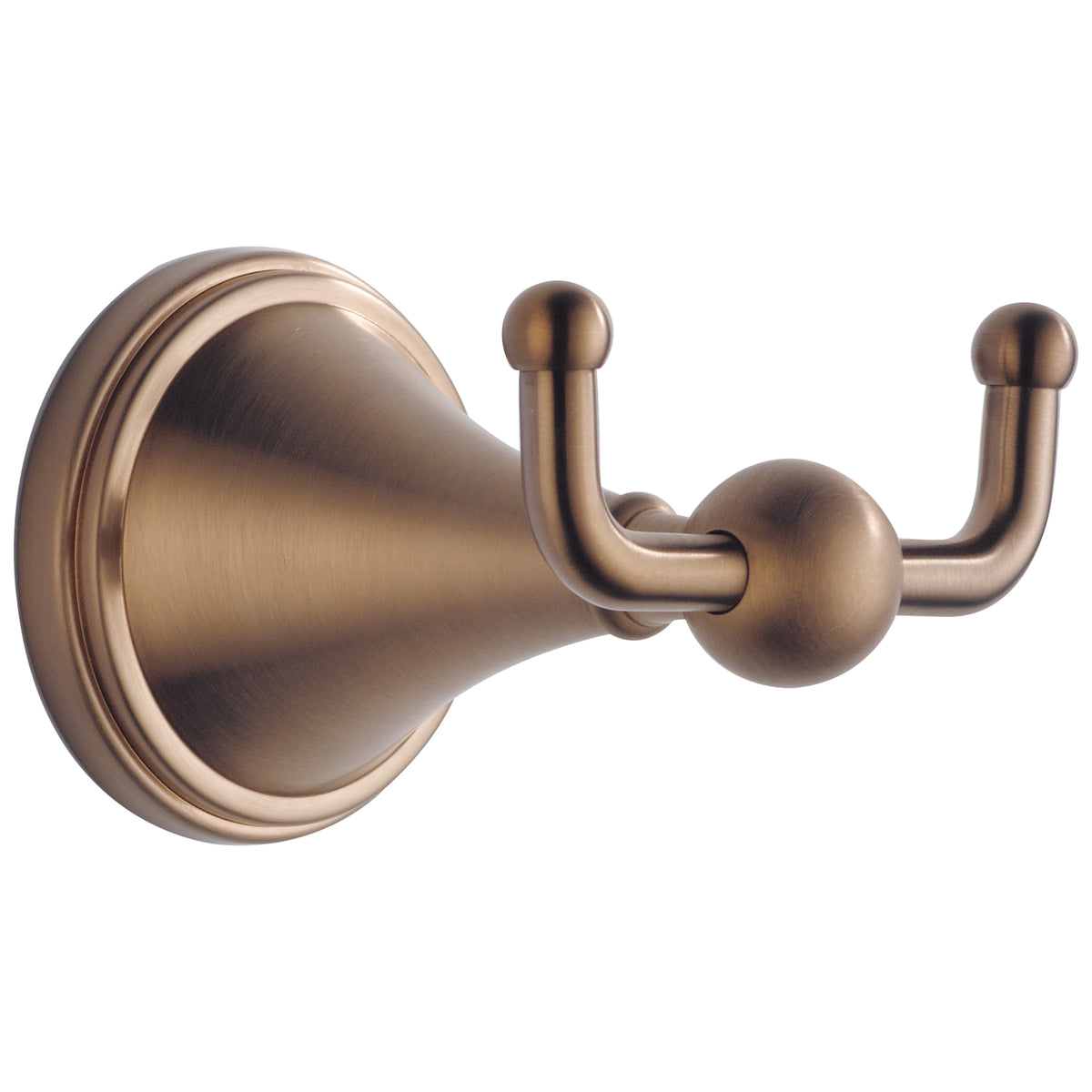 Brizo® Baliza® Robe Hook, 2 Hooks, 2-13/16 in OAW x 3-5/8 in OAD, Import