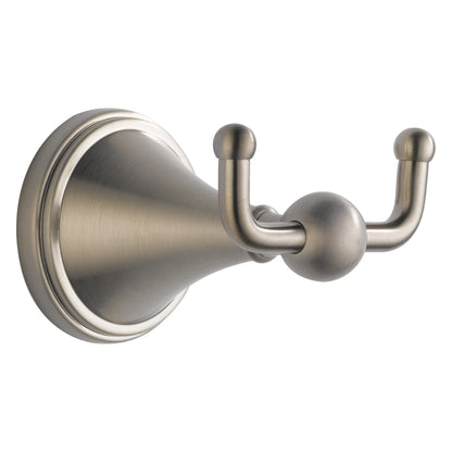 Brizo® Baliza® Robe Hook, 2 Hooks, 2-13/16 in OAW x 3-5/8 in OAD, Import