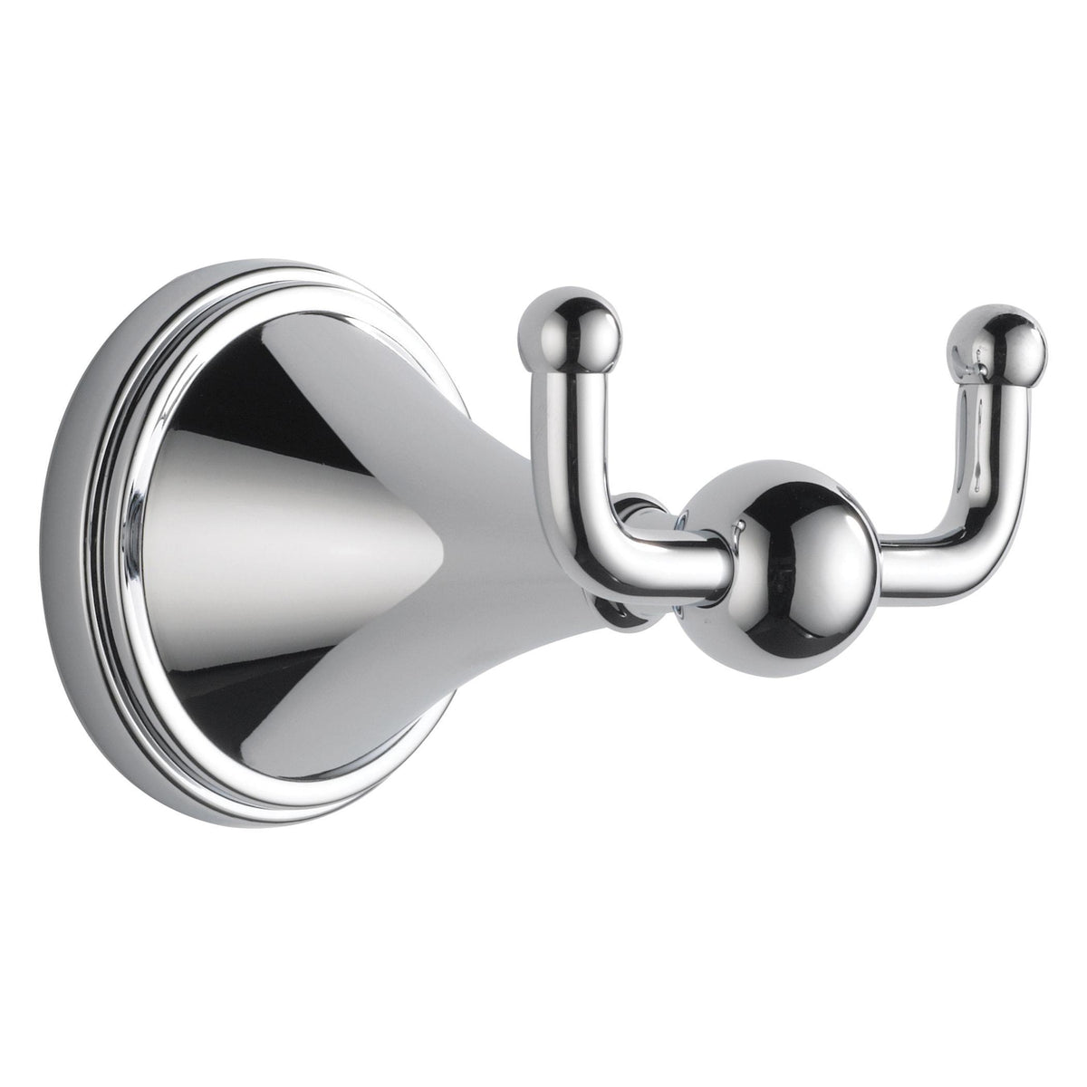 Brizo® Baliza® Robe Hook, 2 Hooks, 2-13/16 in OAW x 3-5/8 in OAD, Import