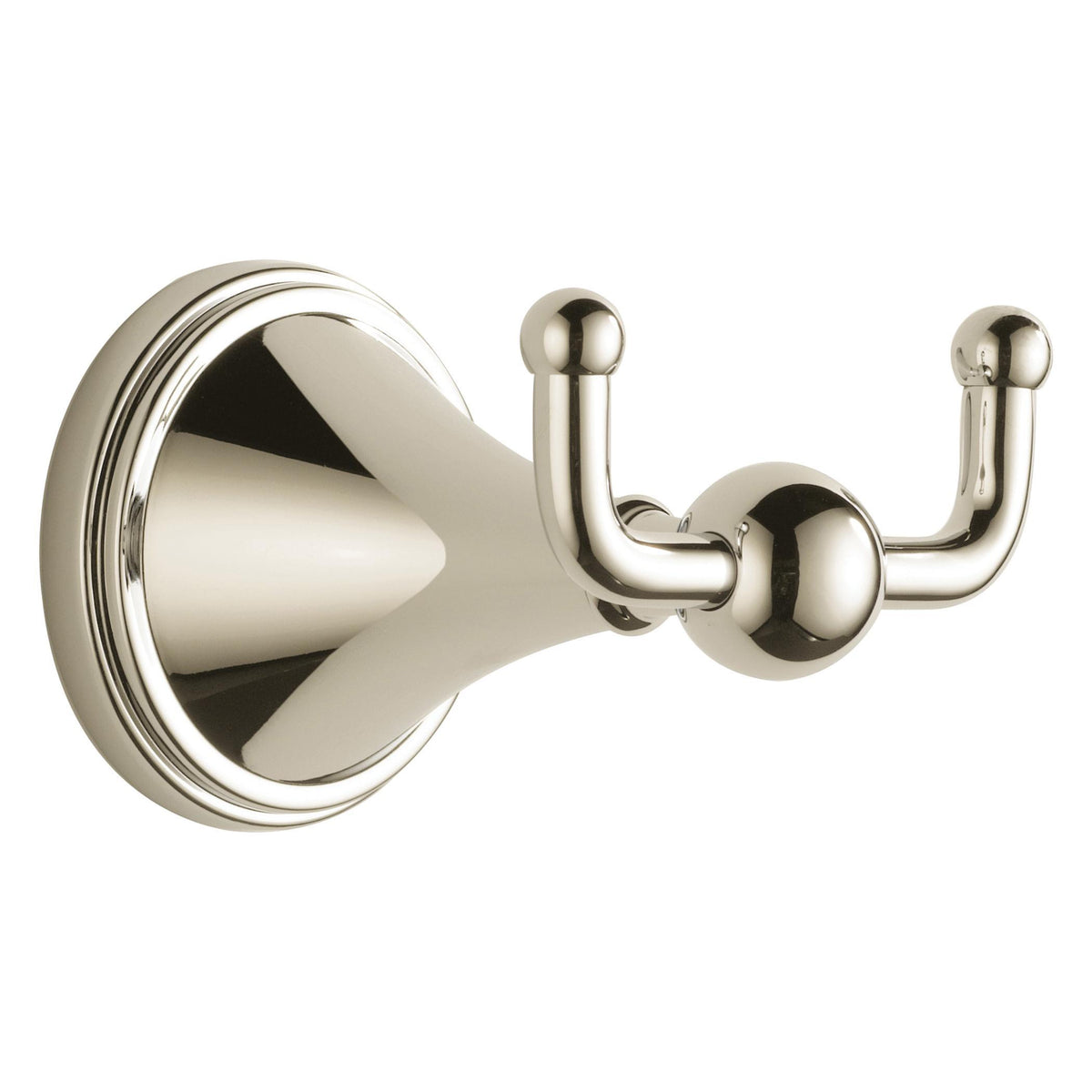 Brizo® Baliza® Robe Hook, 2 Hooks, 2-13/16 in OAW x 3-5/8 in OAD, Import