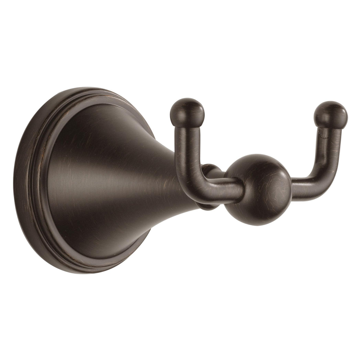 Brizo® Baliza® Robe Hook, 2 Hooks, 2-13/16 in OAW x 3-5/8 in OAD, Import