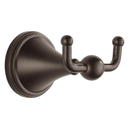 Brizo® Baliza® Robe Hook, 2 Hooks, 2-13/16 in OAW x 3-5/8 in OAD, Import