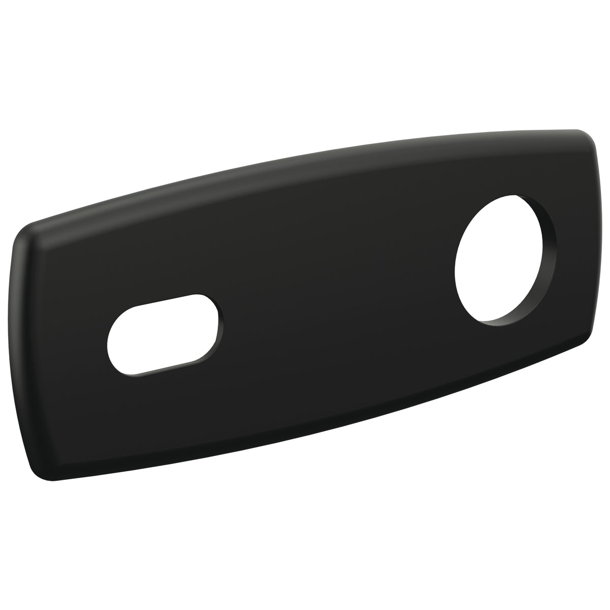 Allaria - Optional Wall Plate Bathroom - Matte Black