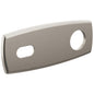 Allaria - Optional Wall Plate Bathroom - Luxe Nickel