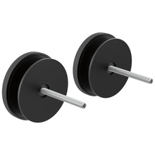 Kintsu - Towel Bar Glass Panel Installation Kit - Zinc
